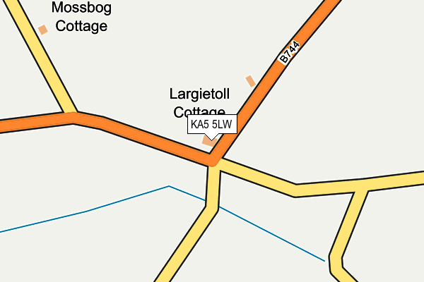 KA5 5LW map - OS OpenMap – Local (Ordnance Survey) KA5 5LW map - OS OpenMap – Local (Ordnance Survey)