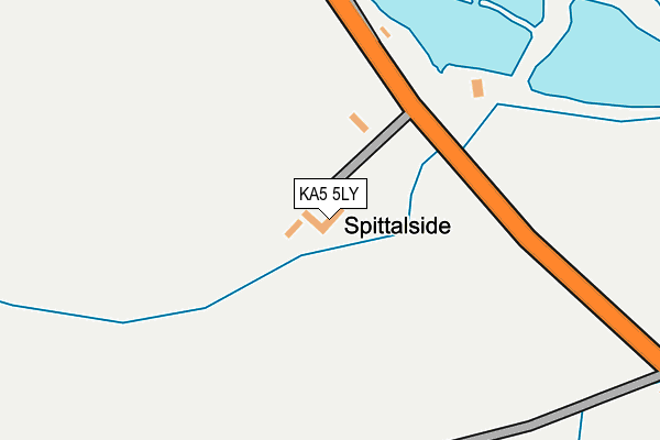 KA5 5LY map - OS OpenMap – Local (Ordnance Survey) KA5 5LY map - OS OpenMap – Local (Ordnance Survey)