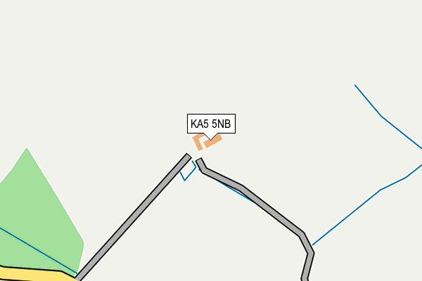 KA5 5NB map - OS OpenMap – Local (Ordnance Survey) KA5 5NB map - OS OpenMap – Local (Ordnance Survey)