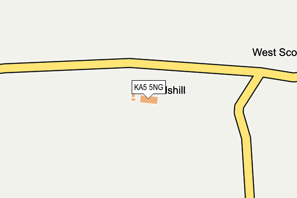 KA5 5NG map - OS OpenMap – Local (Ordnance Survey) KA5 5NG map - OS OpenMap – Local (Ordnance Survey)