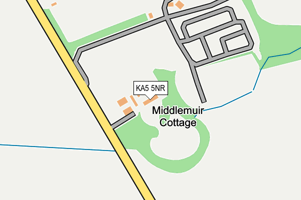 KA5 5NR map - OS OpenMap – Local (Ordnance Survey) KA5 5NR map - OS OpenMap – Local (Ordnance Survey)