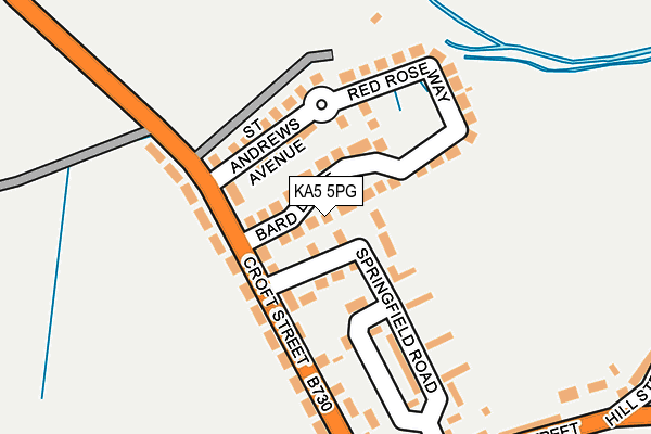 KA5 5PG map - OS OpenMap – Local (Ordnance Survey) KA5 5PG map - OS OpenMap – Local (Ordnance Survey)