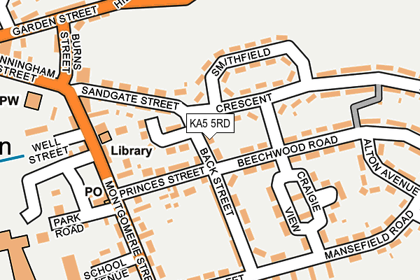 KA5 5RD map - OS OpenMap – Local (Ordnance Survey) KA5 5RD map - OS OpenMap – Local (Ordnance Survey)