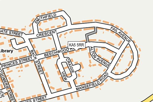 KA5 5RR map - OS OpenMap – Local (Ordnance Survey) KA5 5RR map - OS OpenMap – Local (Ordnance Survey)