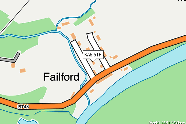 KA5 5TF map - OS OpenMap – Local (Ordnance Survey) KA5 5TF map - OS OpenMap – Local (Ordnance Survey)