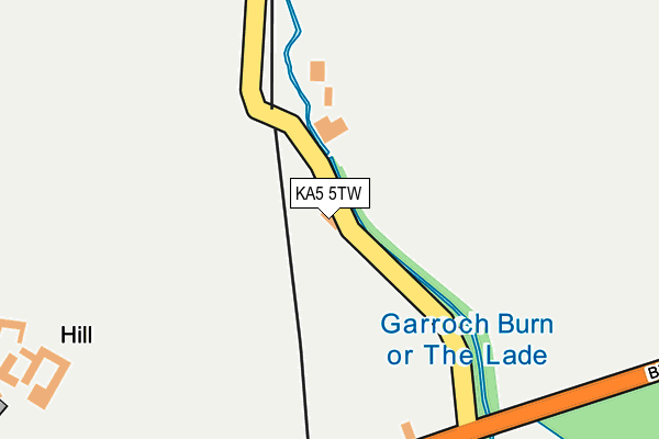 KA5 5TW map - OS OpenMap – Local (Ordnance Survey) KA5 5TW map - OS OpenMap – Local (Ordnance Survey)