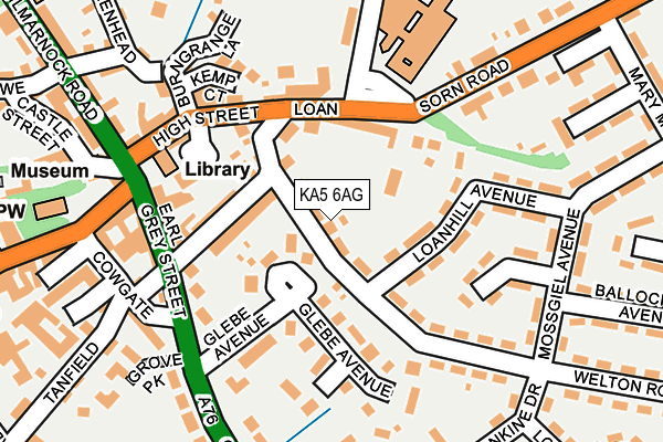 KA5 6AG map - OS OpenMap – Local (Ordnance Survey) KA5 6AG map - OS OpenMap – Local (Ordnance Survey)