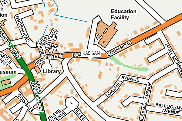 KA5 6AN map - OS OpenMap – Local (Ordnance Survey) KA5 6AN map - OS OpenMap – Local (Ordnance Survey)