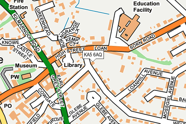 KA5 6AQ map - OS OpenMap – Local (Ordnance Survey)
