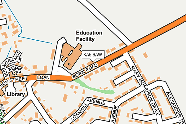 KA5 6AW map - OS OpenMap – Local (Ordnance Survey) KA5 6AW map - OS OpenMap – Local (Ordnance Survey)