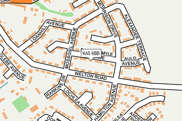 KA5 6BB map - OS OpenMap – Local (Ordnance Survey) KA5 6BB map - OS OpenMap – Local (Ordnance Survey)