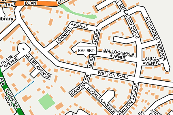 KA5 6BD map - OS OpenMap – Local (Ordnance Survey) KA5 6BD map - OS OpenMap – Local (Ordnance Survey)