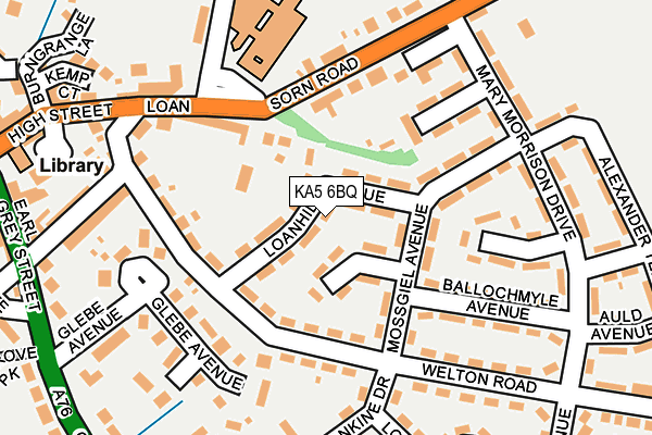 KA5 6BQ map - OS OpenMap – Local (Ordnance Survey) KA5 6BQ map - OS OpenMap – Local (Ordnance Survey)