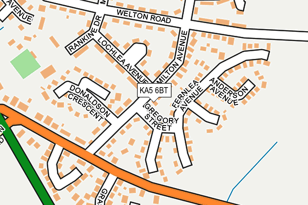 KA5 6BT map - OS OpenMap – Local (Ordnance Survey) KA5 6BT map - OS OpenMap – Local (Ordnance Survey)
