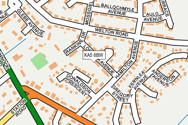 KA5 6BW map - OS OpenMap – Local (Ordnance Survey) KA5 6BW map - OS OpenMap – Local (Ordnance Survey)