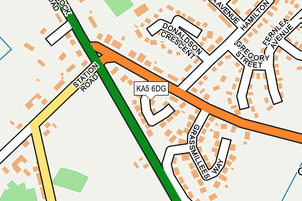 KA5 6DG map - OS OpenMap – Local (Ordnance Survey) KA5 6DG map - OS OpenMap – Local (Ordnance Survey)