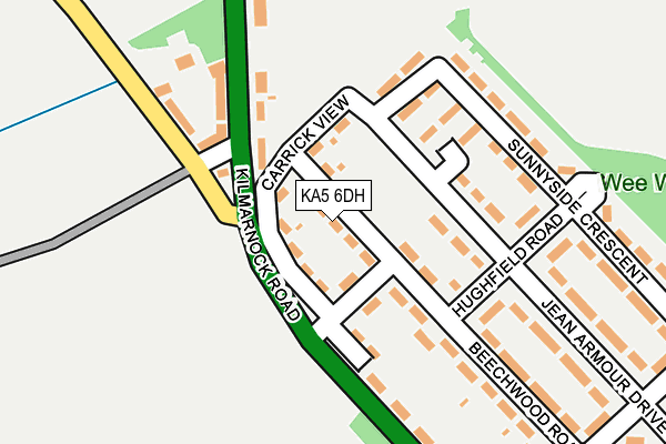 KA5 6DH map - OS OpenMap – Local (Ordnance Survey) KA5 6DH map - OS OpenMap – Local (Ordnance Survey)