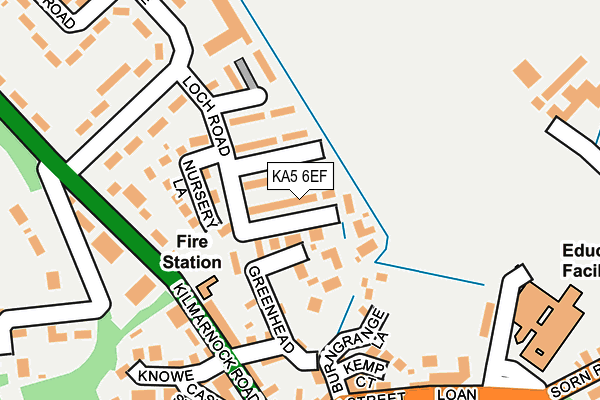 KA5 6EF map - OS OpenMap – Local (Ordnance Survey) KA5 6EF map - OS OpenMap – Local (Ordnance Survey)