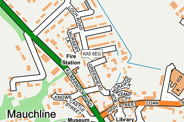 KA5 6EG map - OS OpenMap – Local (Ordnance Survey) KA5 6EG map - OS OpenMap – Local (Ordnance Survey)