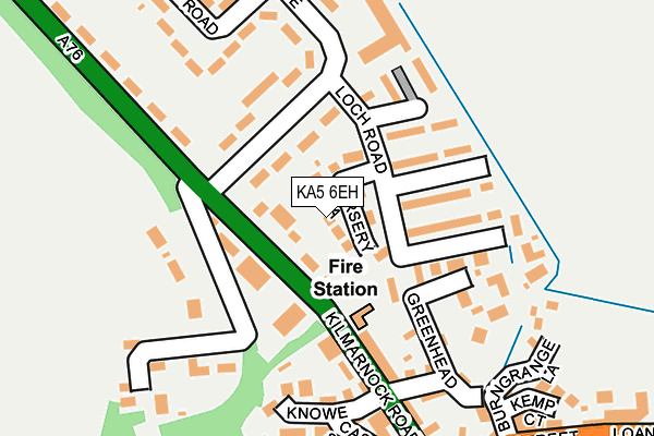 KA5 6EH map - OS OpenMap – Local (Ordnance Survey) KA5 6EH map - OS OpenMap – Local (Ordnance Survey)