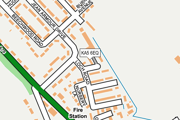 KA5 6EQ map - OS OpenMap – Local (Ordnance Survey) KA5 6EQ map - OS OpenMap – Local (Ordnance Survey)