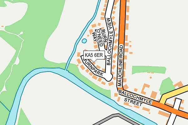 KA5 6ER map - OS OpenMap – Local (Ordnance Survey) KA5 6ER map - OS OpenMap – Local (Ordnance Survey)