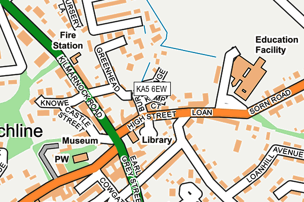KA5 6EW map - OS OpenMap – Local (Ordnance Survey) KA5 6EW map - OS OpenMap – Local (Ordnance Survey)