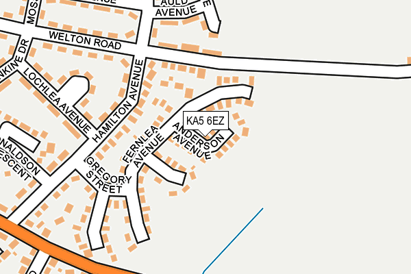 KA5 6EZ map - OS OpenMap – Local (Ordnance Survey) KA5 6EZ map - OS OpenMap – Local (Ordnance Survey)