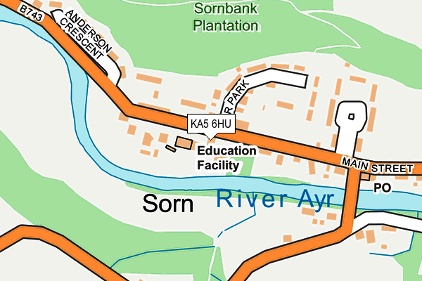 KA5 6HU map - OS OpenMap – Local (Ordnance Survey) KA5 6HU map - OS OpenMap – Local (Ordnance Survey)
