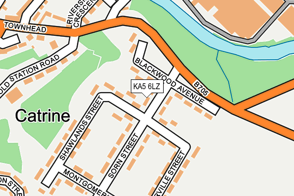 KA5 6LZ map - OS OpenMap – Local (Ordnance Survey) KA5 6LZ map - OS OpenMap – Local (Ordnance Survey)