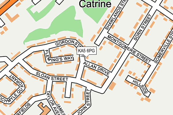 KA5 6PG map - OS OpenMap – Local (Ordnance Survey) KA5 6PG map - OS OpenMap – Local (Ordnance Survey)