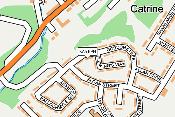 KA5 6PH map - OS OpenMap – Local (Ordnance Survey) KA5 6PH map - OS OpenMap – Local (Ordnance Survey)