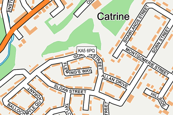 KA5 6PQ map - OS OpenMap – Local (Ordnance Survey) KA5 6PQ map - OS OpenMap – Local (Ordnance Survey)