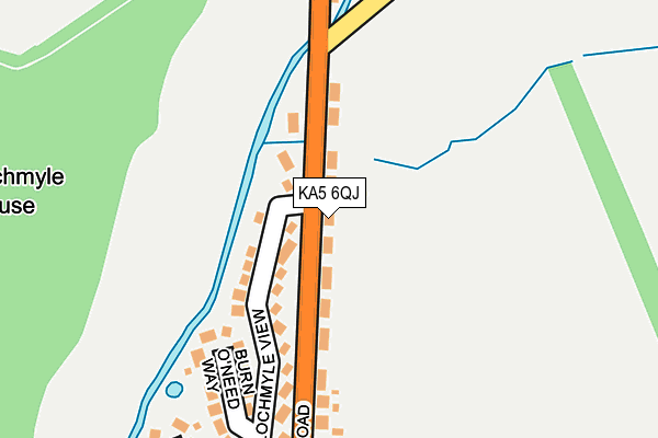 KA5 6QJ map - OS OpenMap – Local (Ordnance Survey) KA5 6QJ map - OS OpenMap – Local (Ordnance Survey)