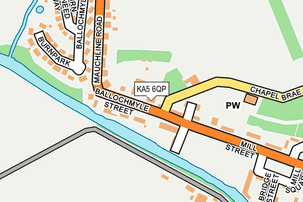 KA5 6QP map - OS OpenMap – Local (Ordnance Survey)