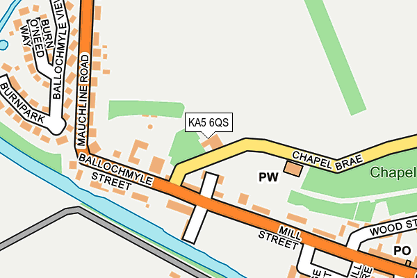 KA5 6QS map - OS OpenMap – Local (Ordnance Survey) KA5 6QS map - OS OpenMap – Local (Ordnance Survey)