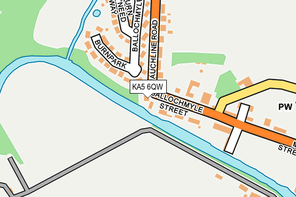 KA5 6QW map - OS OpenMap – Local (Ordnance Survey) KA5 6QW map - OS OpenMap – Local (Ordnance Survey)