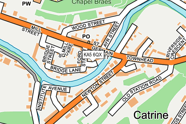 KA5 6QX map - OS OpenMap – Local (Ordnance Survey) KA5 6QX map - OS OpenMap – Local (Ordnance Survey)