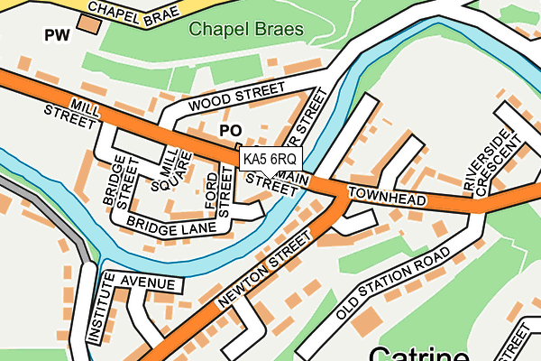 KA5 6RQ map - OS OpenMap – Local (Ordnance Survey) KA5 6RQ map - OS OpenMap – Local (Ordnance Survey)