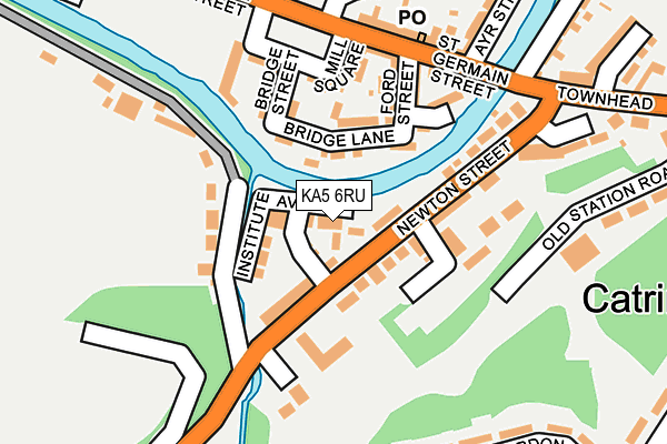 KA5 6RU map - OS OpenMap – Local (Ordnance Survey) KA5 6RU map - OS OpenMap – Local (Ordnance Survey)