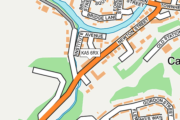 KA5 6RX map - OS OpenMap – Local (Ordnance Survey) KA5 6RX map - OS OpenMap – Local (Ordnance Survey)