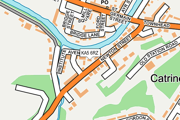 KA5 6RZ map - OS OpenMap – Local (Ordnance Survey) KA5 6RZ map - OS OpenMap – Local (Ordnance Survey)