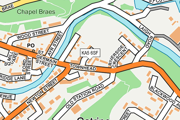 KA5 6SF map - OS OpenMap – Local (Ordnance Survey) KA5 6SF map - OS OpenMap – Local (Ordnance Survey)
