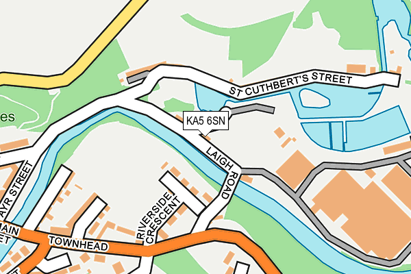 KA5 6SN map - OS OpenMap – Local (Ordnance Survey) KA5 6SN map - OS OpenMap – Local (Ordnance Survey)