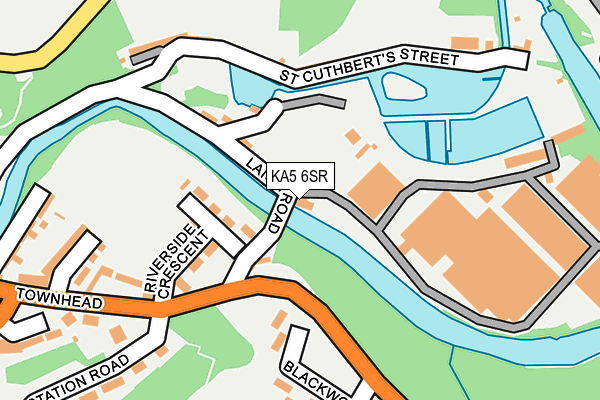 KA5 6SR map - OS OpenMap – Local (Ordnance Survey) KA5 6SR map - OS OpenMap – Local (Ordnance Survey)