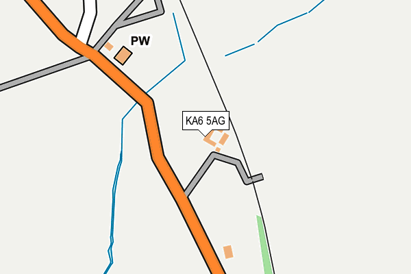 KA6 5AG map - OS OpenMap – Local (Ordnance Survey) KA6 5AG map - OS OpenMap – Local (Ordnance Survey)