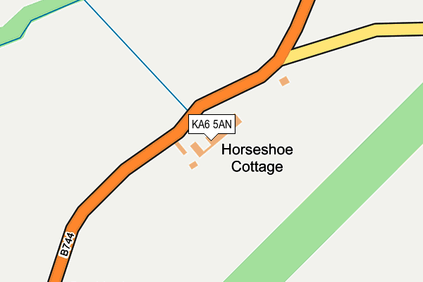 KA6 5AN map - OS OpenMap – Local (Ordnance Survey) KA6 5AN map - OS OpenMap – Local (Ordnance Survey)