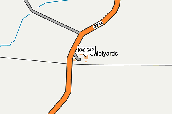 KA6 5AP map - OS OpenMap – Local (Ordnance Survey) KA6 5AP map - OS OpenMap – Local (Ordnance Survey)