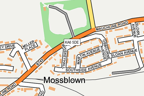 KA6 5DE map - OS OpenMap – Local (Ordnance Survey) KA6 5DE map - OS OpenMap – Local (Ordnance Survey)
