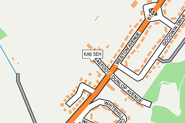 KA6 5EH map - OS OpenMap – Local (Ordnance Survey) KA6 5EH map - OS OpenMap – Local (Ordnance Survey)